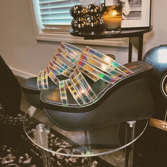 Dolls Kill Platform Wedges | SIZE 9 - Picture 3 of 6